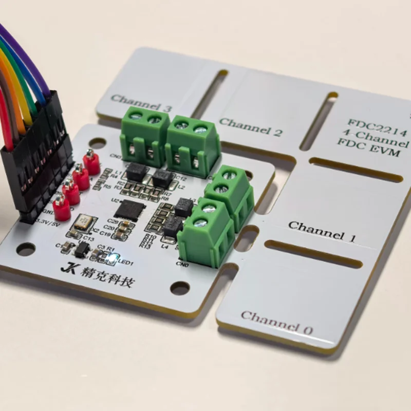 FDC2214 Capacitance Sensor Module, Liquid Level Sensor, Gesture Recognition Module for Electronic Design Contest