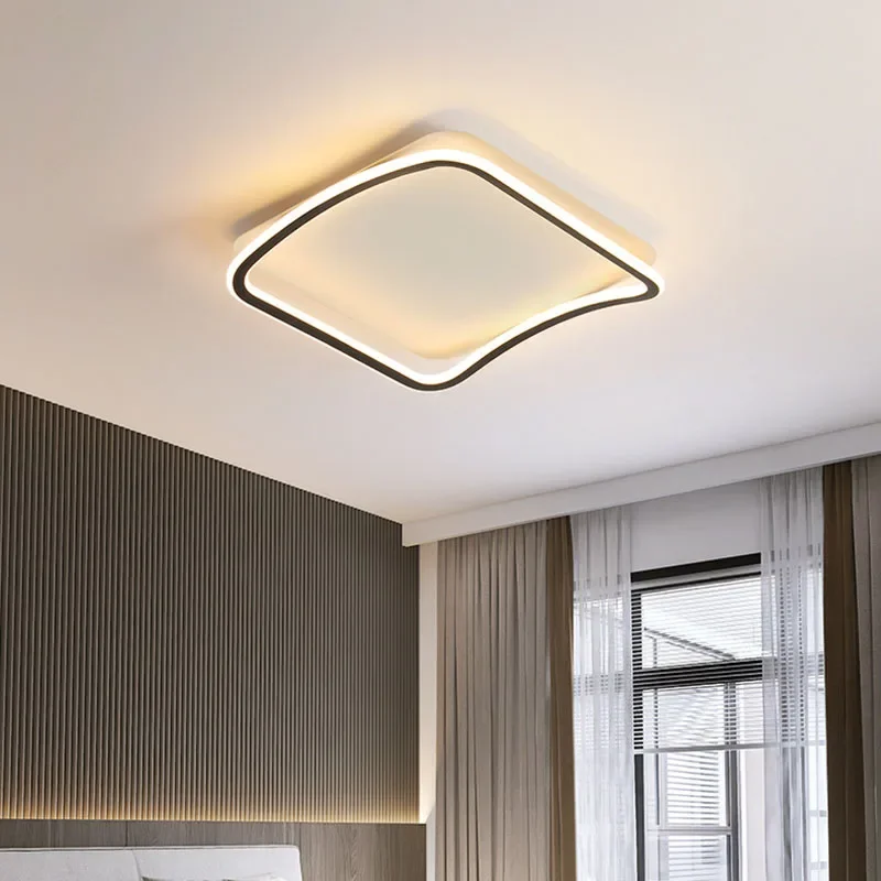 Moderna lâmpada de teto led para sala estar jantar quarto das crianças sala estudo decoração casa luminária interior lustre