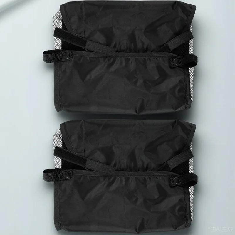 2Pcs Stroller Storage Basket Universal Underseat Organizer Spacious Mesh Cargo Bag for Baby Stroller Accessories