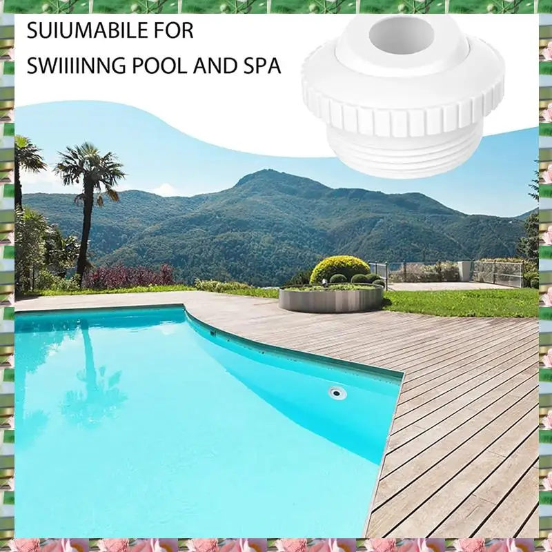 

6 Pieces Pool Jet Nozzles 3/4In Directional Flow Eyeball Inlet Jet Pool Return Jet Parts Fittings With 1-1/2 Inch MIP Thread