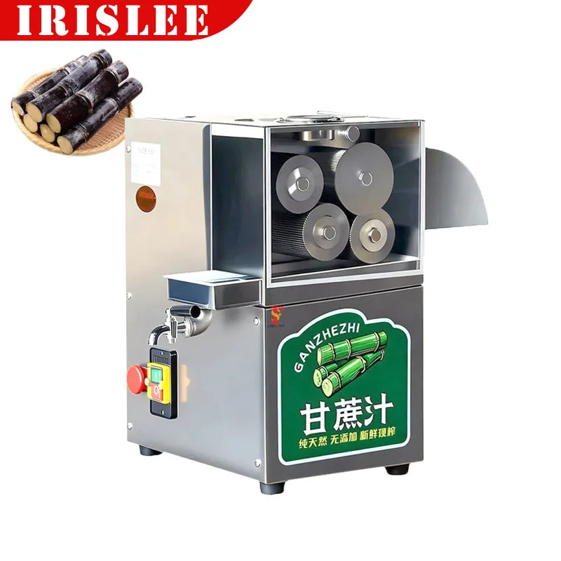 

China 4 Rollers Professional Commercial Electric Stainless Steel Sugar Cane Sugarcane Juicer Extracting Processing Machine