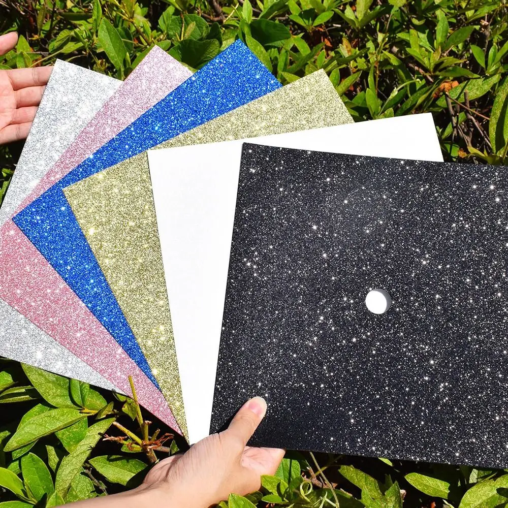Self Adhesive Graduation Hat Decoration Stickers Graduation Cap Topper Degree Ceremony EVA Sticker Party Supplies DIY