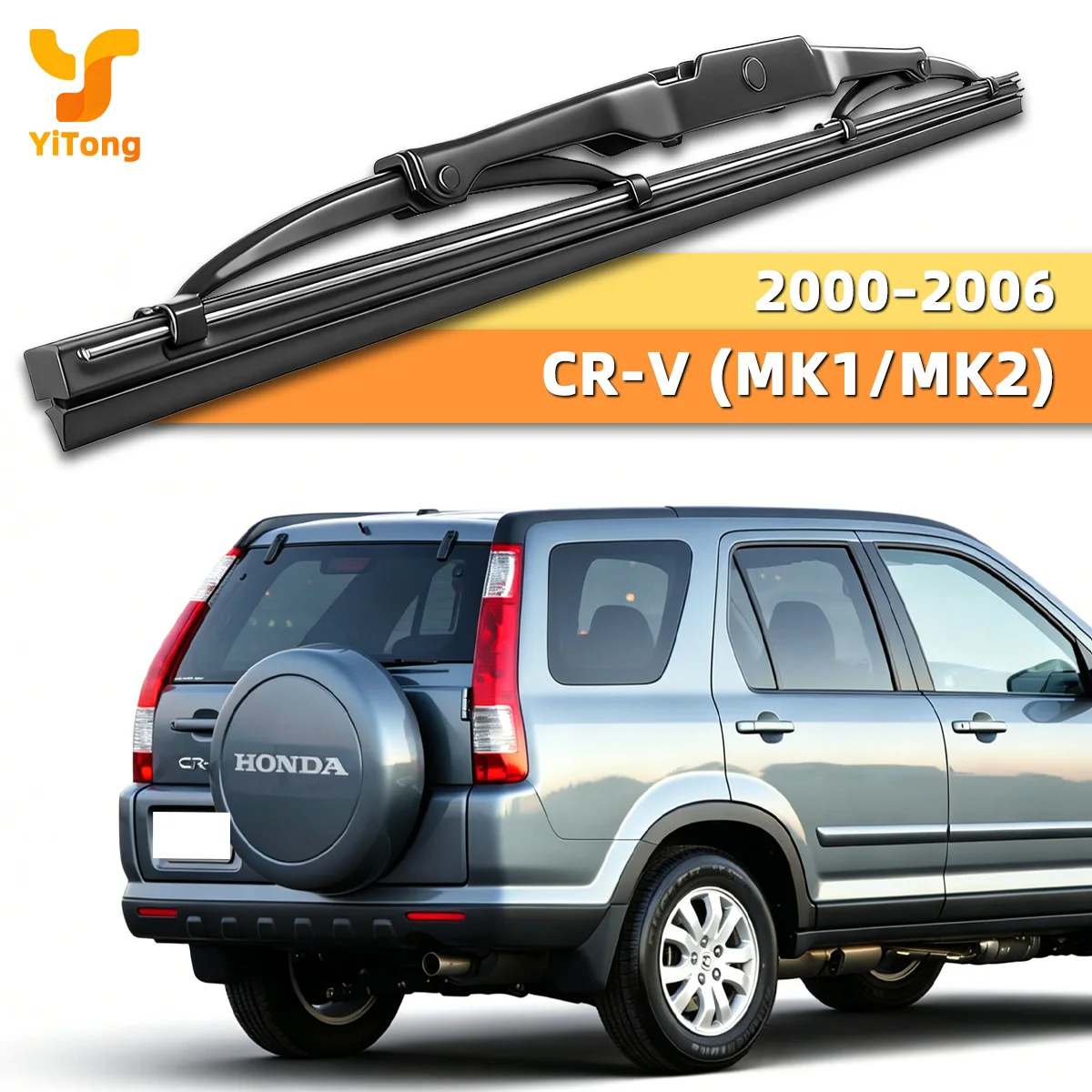 

Suitable For Honda CR-V (MK1/MK2) 2000–2006 Rear Window Wiper Back Glass Cleaner Replacement Auto Accessories Weather Resistant