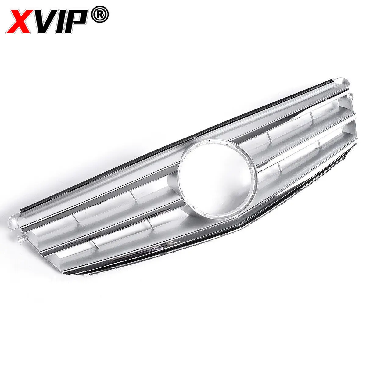 XVIP For Mercedes W204 Grille Benz C-Class C204 S204 2007-2014 C180 C200 C250 C300 C350 Diamond AMG GT Style Front Bumper Grille