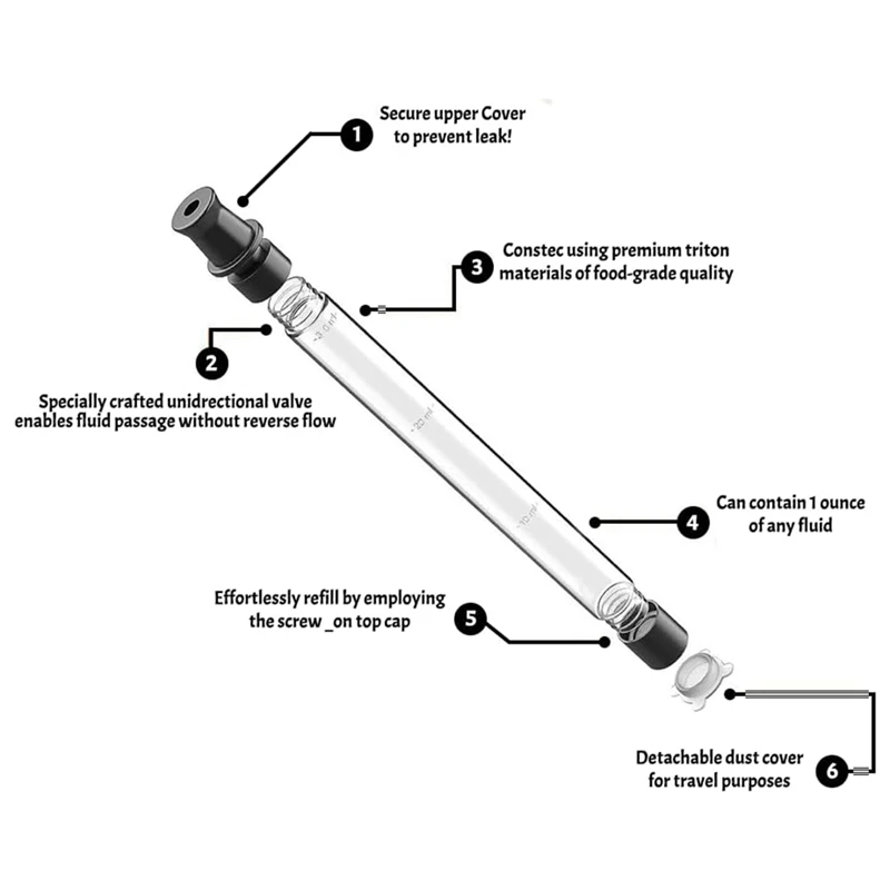 أنبوب شوت حفلات حمام السباحة الشاطئية ، جميع الزجاجات ، بهلوان ، 2 قش للمشروبات القياسية