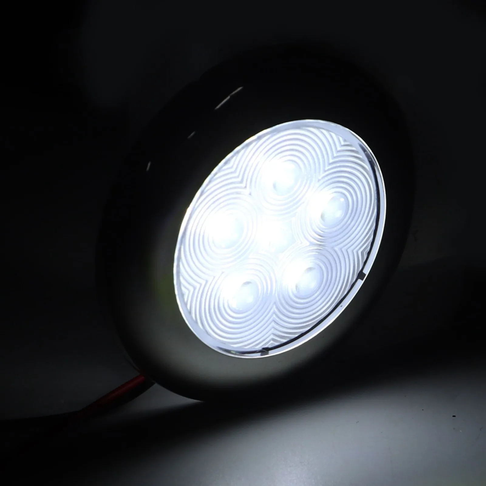 12V RV LED Ceiling Dome Light IP65 Waterproof White Lighting for Boat Camper Van Caravan Truck