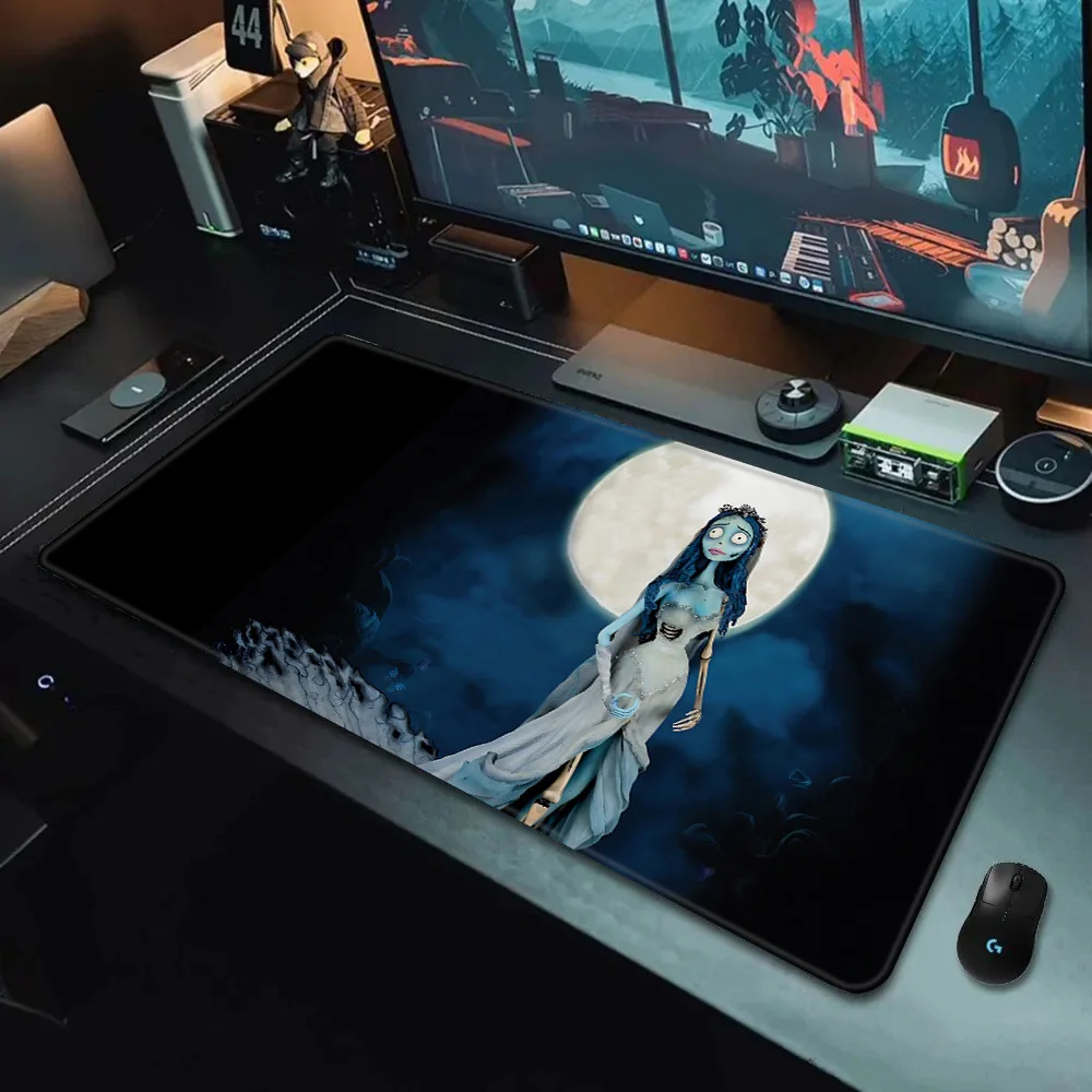 Cartoon Disney Corpse Bride Mousepad HD Printing Computer Gamers Locking Edge Non-slip Mouse Pad XXL90x40cm Keyboard PC Desk Pad