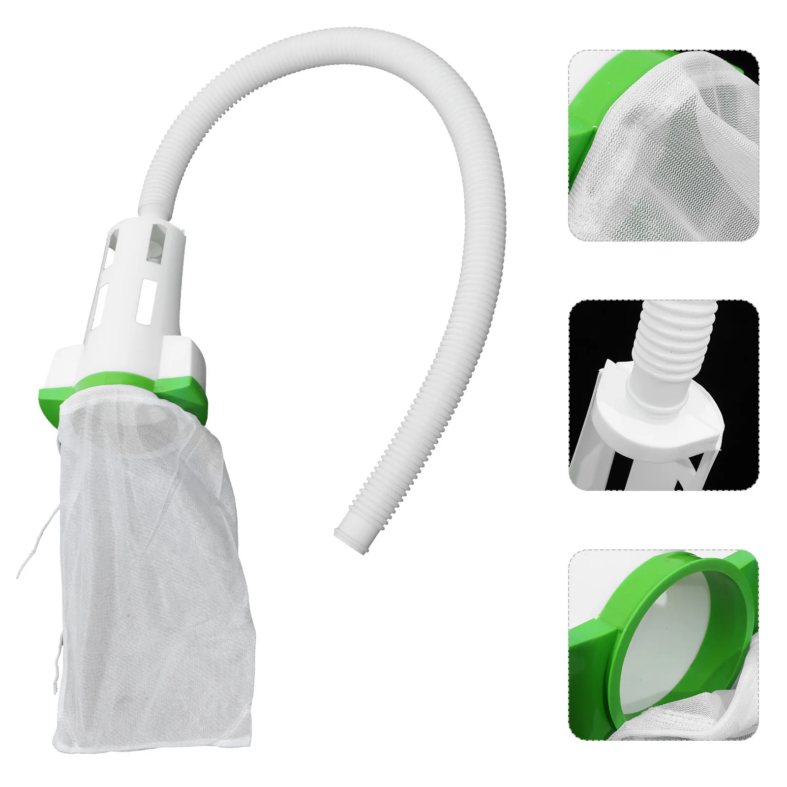 

1Set Leaf Bag Pool Skimmer Socks ABS Durable Waterproof Large Capacity Hose Connector Outdoor Pool Filter Basket