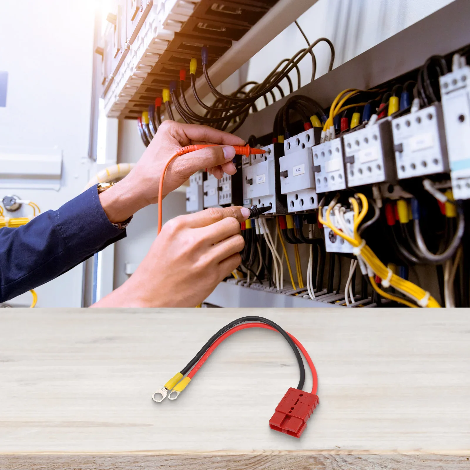 

Прочный соединительный кабель для зарядки аккумулятора 10AWG с терминалом M8 для солнечной панели и приложений для распределения питания