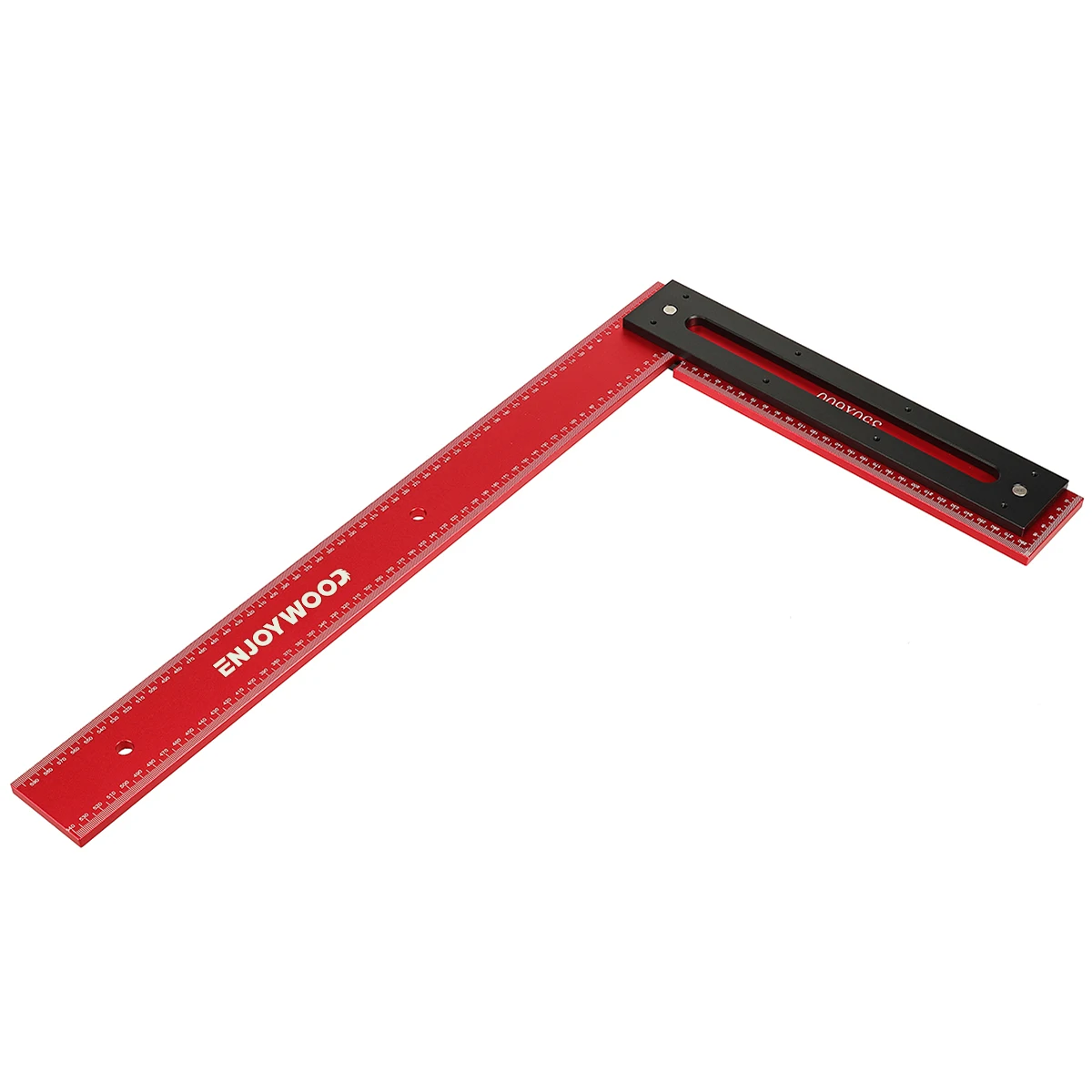Enjoywood 600mm L-Shaped Ruler Aluminum Alloy Carpenter Square Framing Square Right Angle Ruler Woodworking Marking Tool
