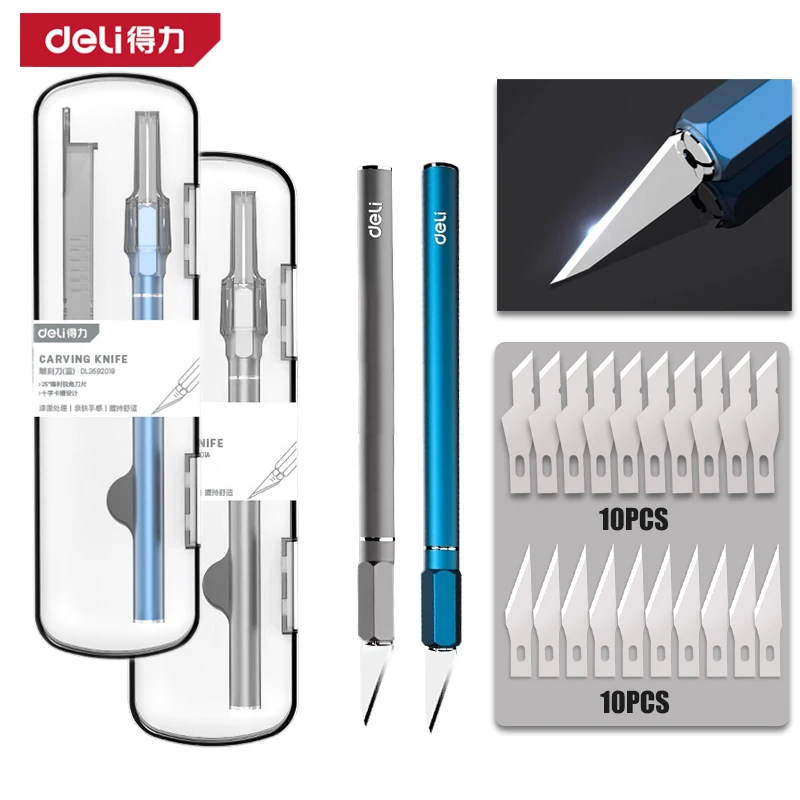 

Набор нескользящих металлических ножей для гравировки, сверхмощный резак из алюминиевого сплава, ремесленные ножи, 20 лезвий для ремонта печатных плат мобильного телефона, ручной инструмент