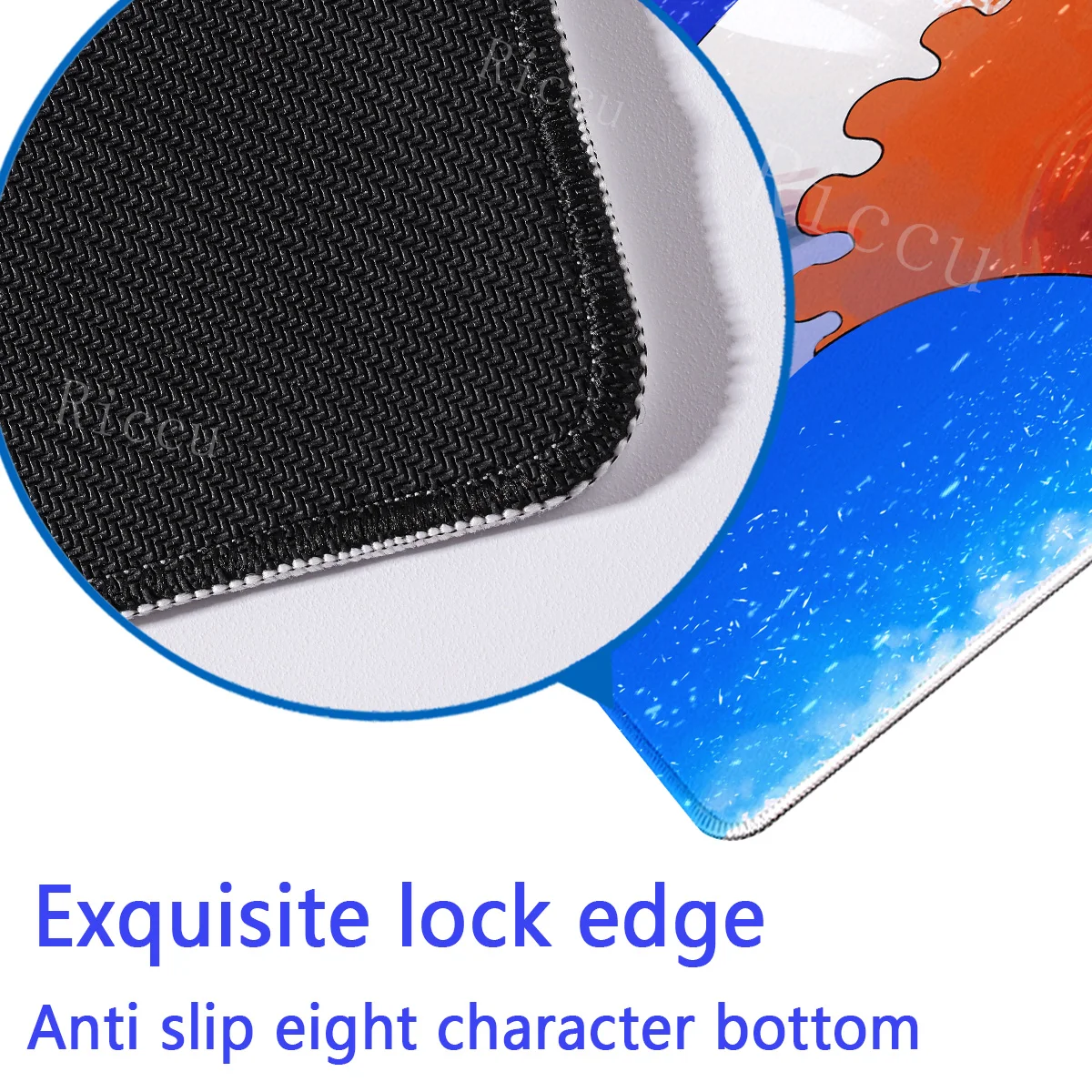 Tappetino per mouse Grandi uffici di gioco Accessori 400x900mm Tappetino per scrivania Xxl Gamer Tastiera Tappetino per mouse Anime O-One PiecesS overlock Mousepad