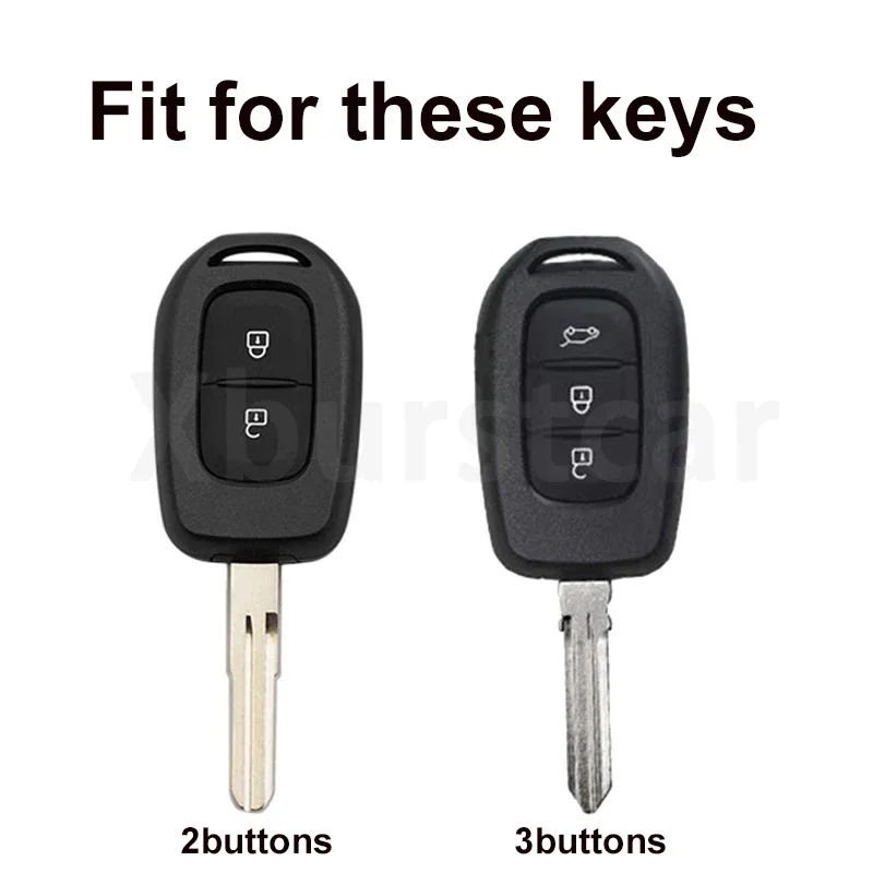 For Renault TWingo 3 Duster Captur Logan Laguna Scenic for Dacia Logan 2021 TPU Car Key Case Cover Remote Shell Fob Holder