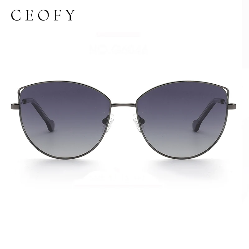 Ceofy Women Fashion Polarized Sunglasses Anti-glare UV400 Glasses Frame Brand Design Vintage Sunglasses Women