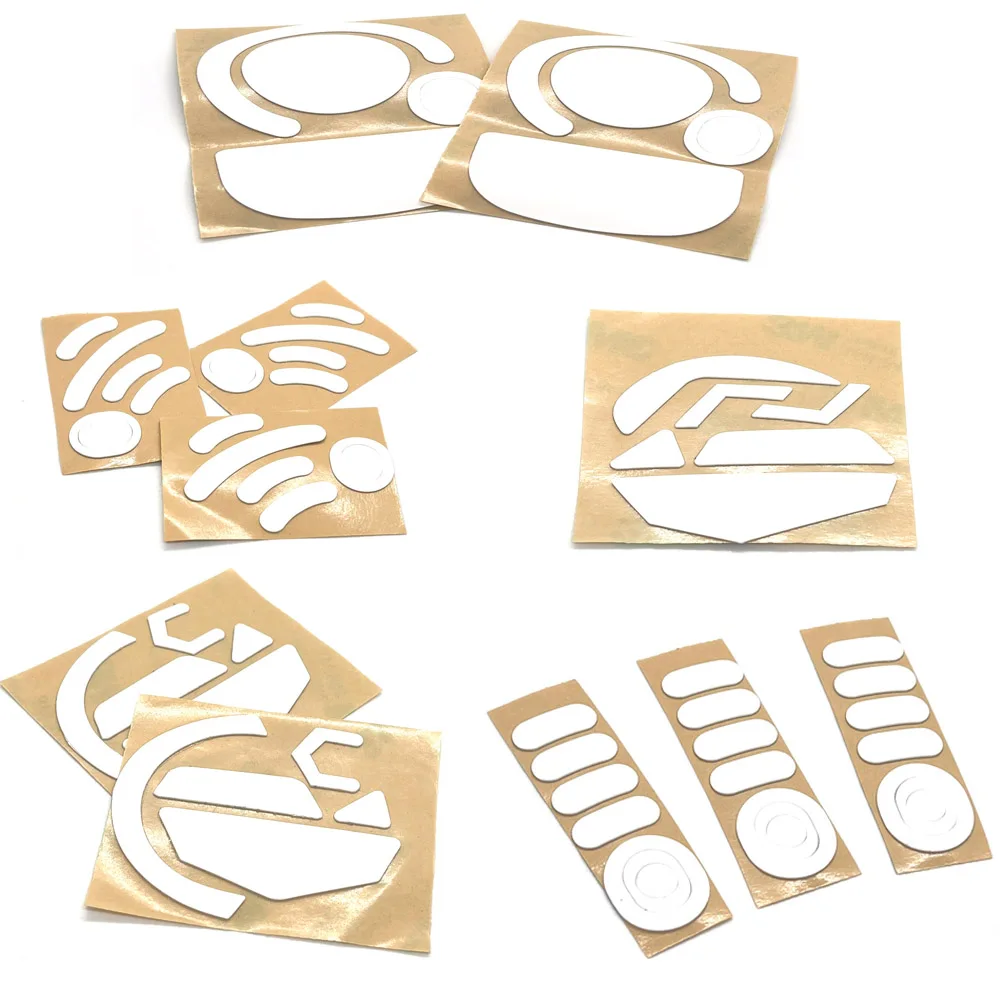 1-10 مجموعات قدم الماوس زلاجات منصات الماوس الساقين موصل ل لوجيتك G304 G502 GW1 2 أسود أبيض 0.6 مللي متر