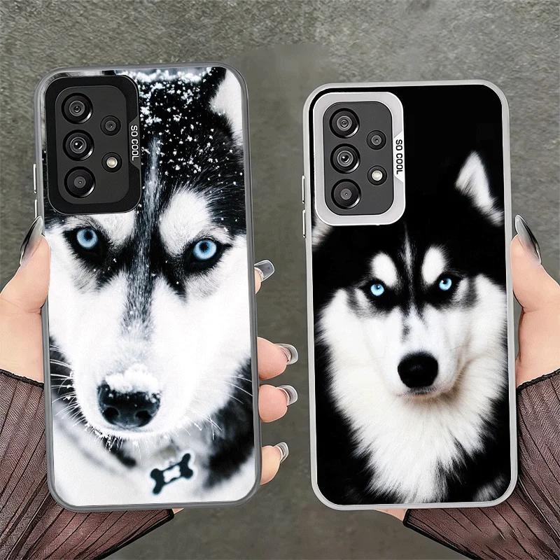 Alaskan Husky Cute Dogs Soft Phone Case for Samsung A17 A16 A15 A14 A13 A57 A56 A55 A54 A53 A37 A36 A35 A34 A33 A26 A25 A24 A23