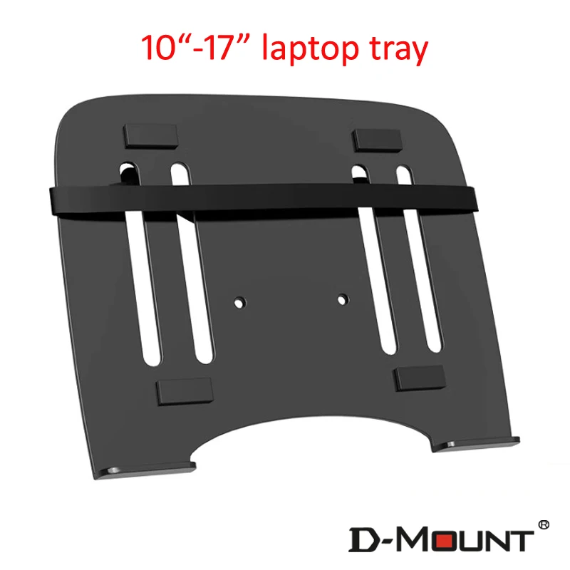 D-MOUNT LP3 10"-17" Stahl-Monitorhalterung Laptop-Halter Notebook-Klemmhalterung Adapter für Monitorhalterung VESA 75X75 100X100