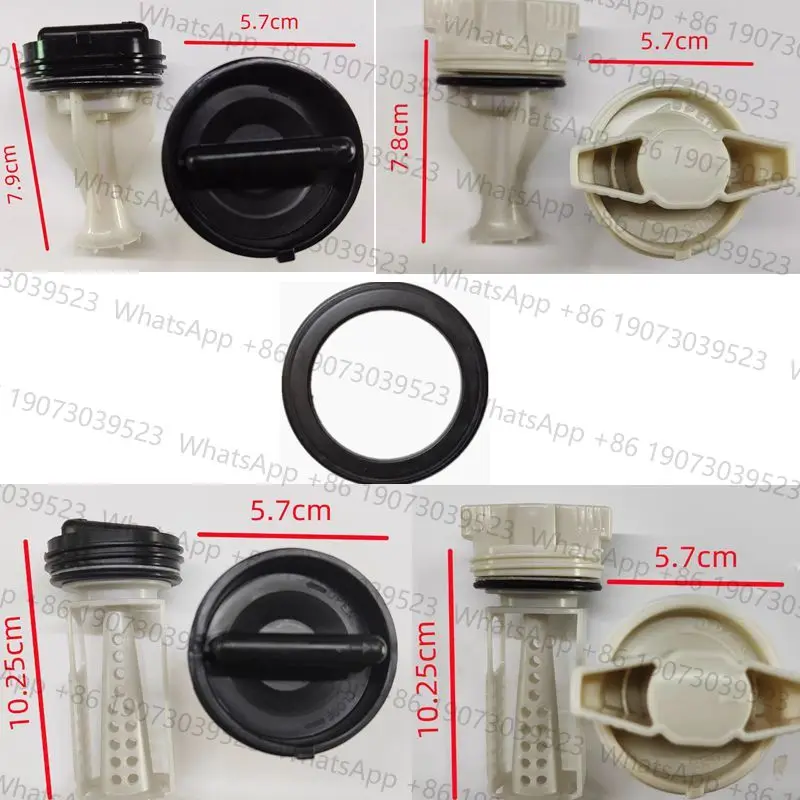 New Drainage Pump Filter Plastic White Seal Ring For Samsung Washing Machine Water Plugs DC63-00865A DC63-00998A Washer Parts