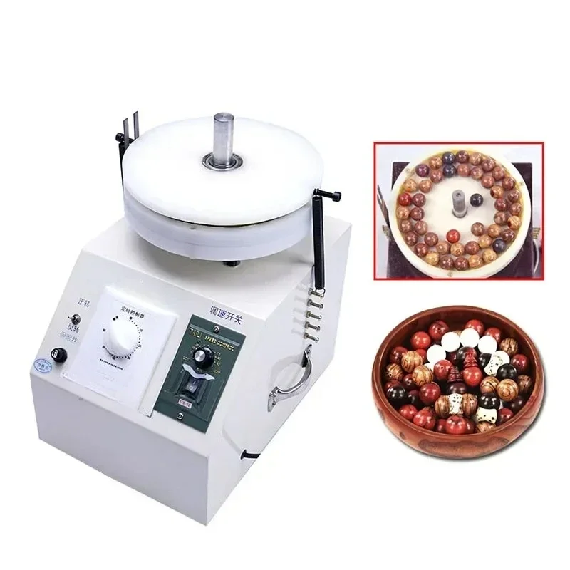 

New Automatic Buddha bead polishing machine hand string polishing mache grinding wood bead polishing machine