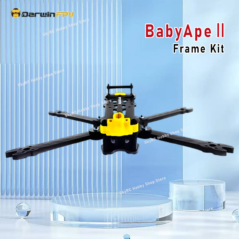 DarwinFPV BabyApeⅡ Frame Kit, 3.5 Inch, 156MM wheelbase, long range freestyle rack accessory for FPV equipment assembly