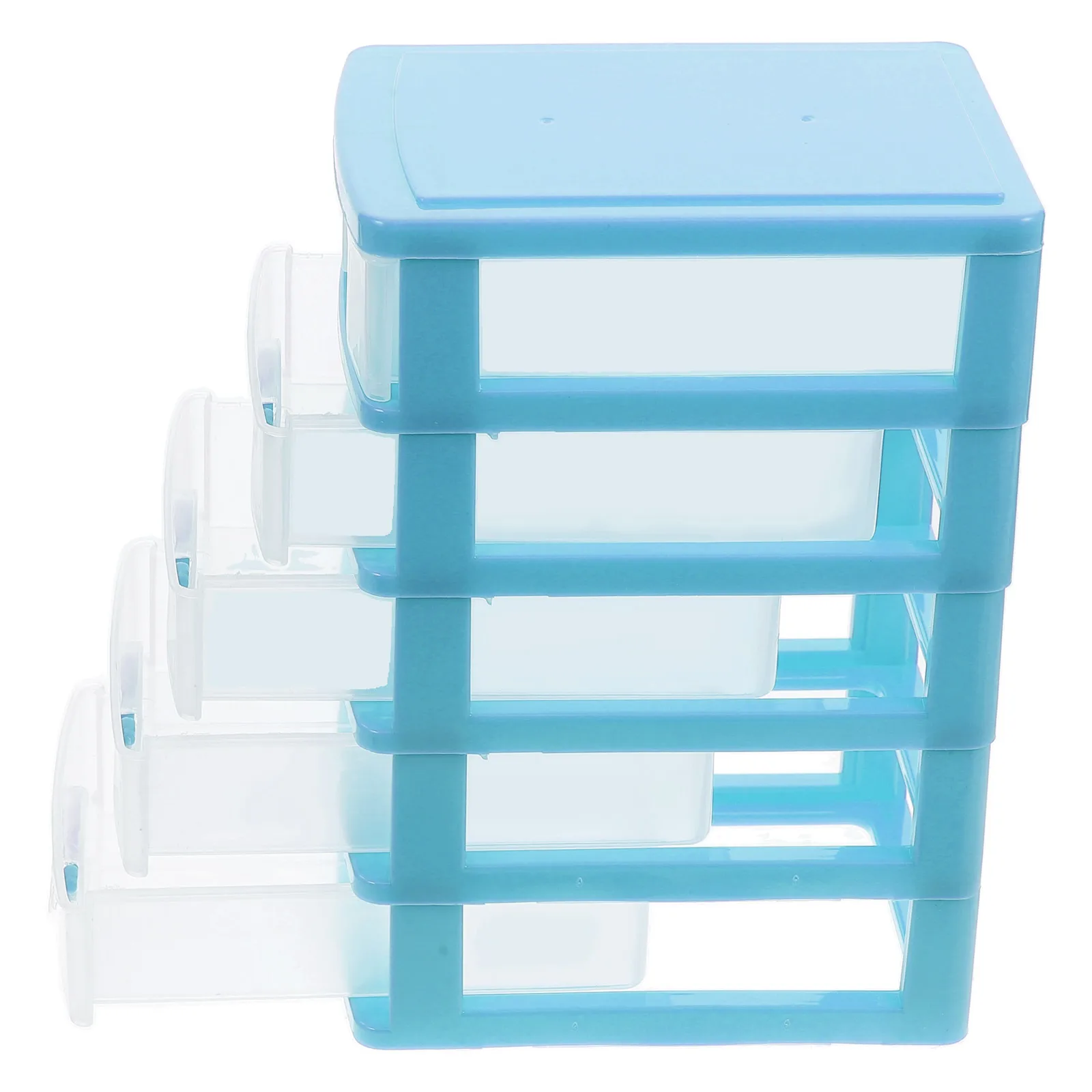 Five Layer Versatile Desktop Storage Clear Desk Organizer Desktop Jewelry Organizer Storage Versatile Plastic Container