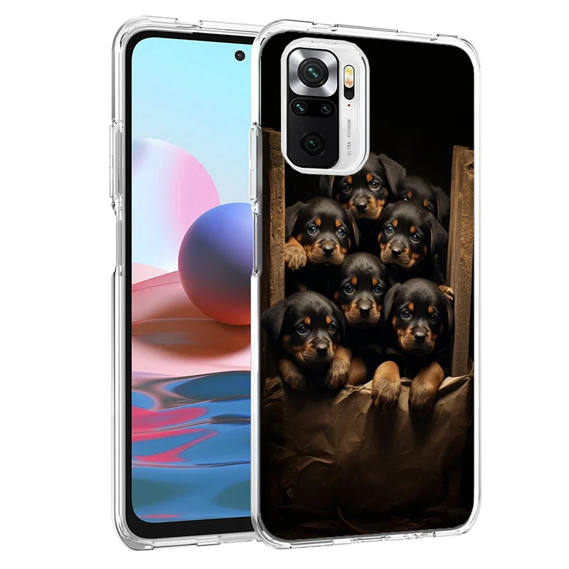 Rottweiler Dog Rottie Phnoe Case for Xiaomi Redmi 12 12C 10 10A 10C 10X 9 9A 9C 9T 8 8A 7 7A 6 6A S2 K20 Pro K40 Unique Cover Co