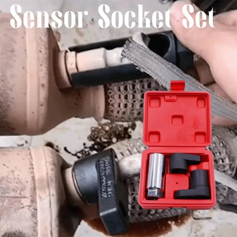 

22mm Oxygen Sensor Socket Wrench 6 Point Wrench Professional Thread Chaser Tool Efficient O2 Socket Removal Car Repairing
