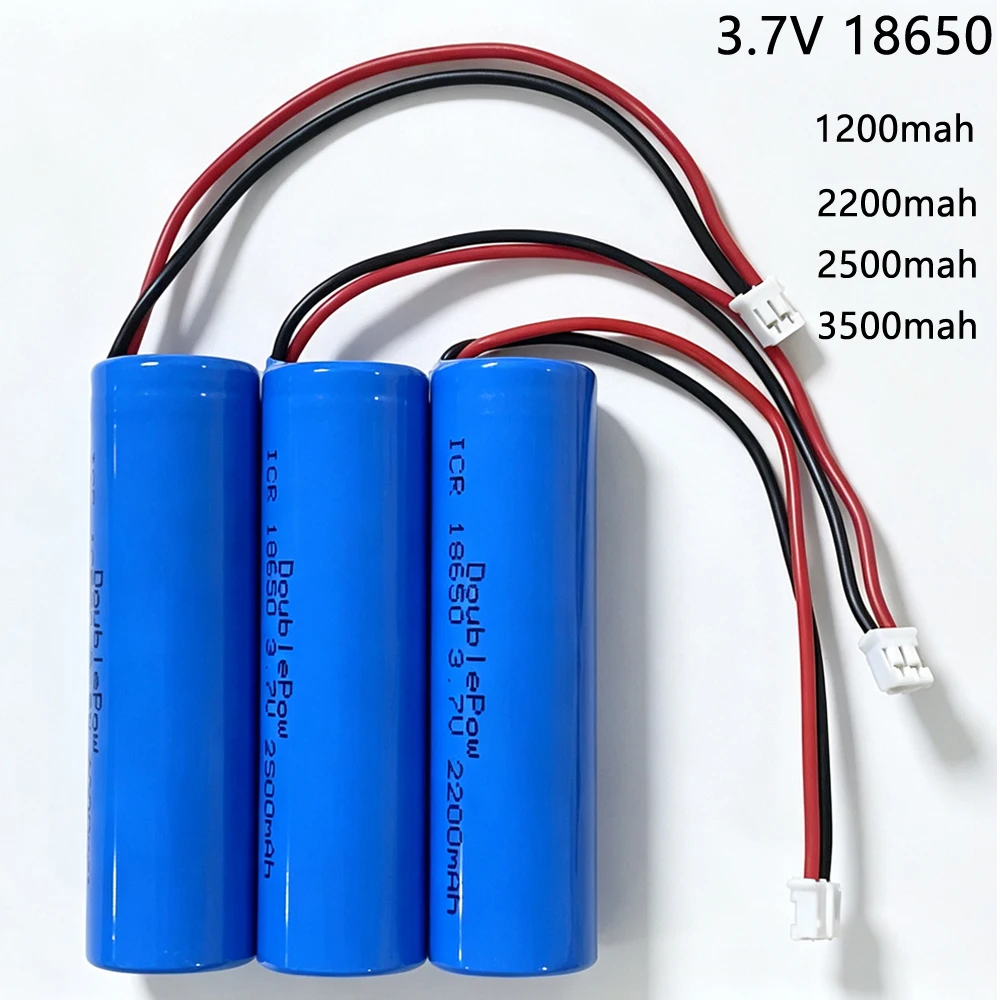 18650 Lithium-Batterie 3,7V 1200mAh-3500mAh für Taschenlampe Bluetooth-Lautsprecher Haarschneidemaschine Gesangsmaschine Elektrische Seifenblasenmaschine