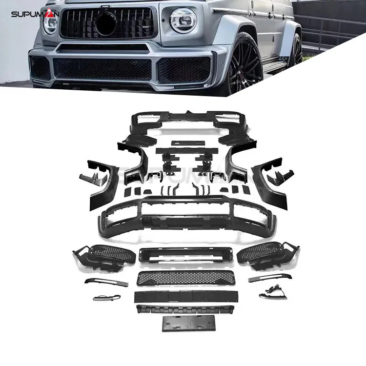 SPM Brand auto body Face Kit for Mercedes Benz G class w463 body kit accessories BRS style ABS Material 2019-2022