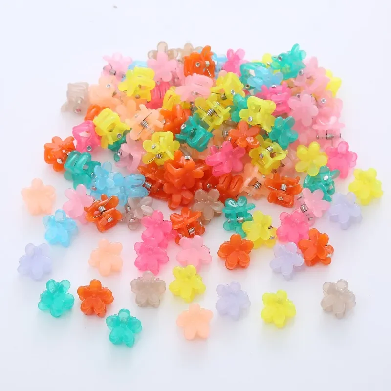 20/50pcs Sweet Pet Dog Cat Cute Colorful Flower Star Small Hair Claws Lovely Puppy Decorate Claw Clips Pets Hair Accessories