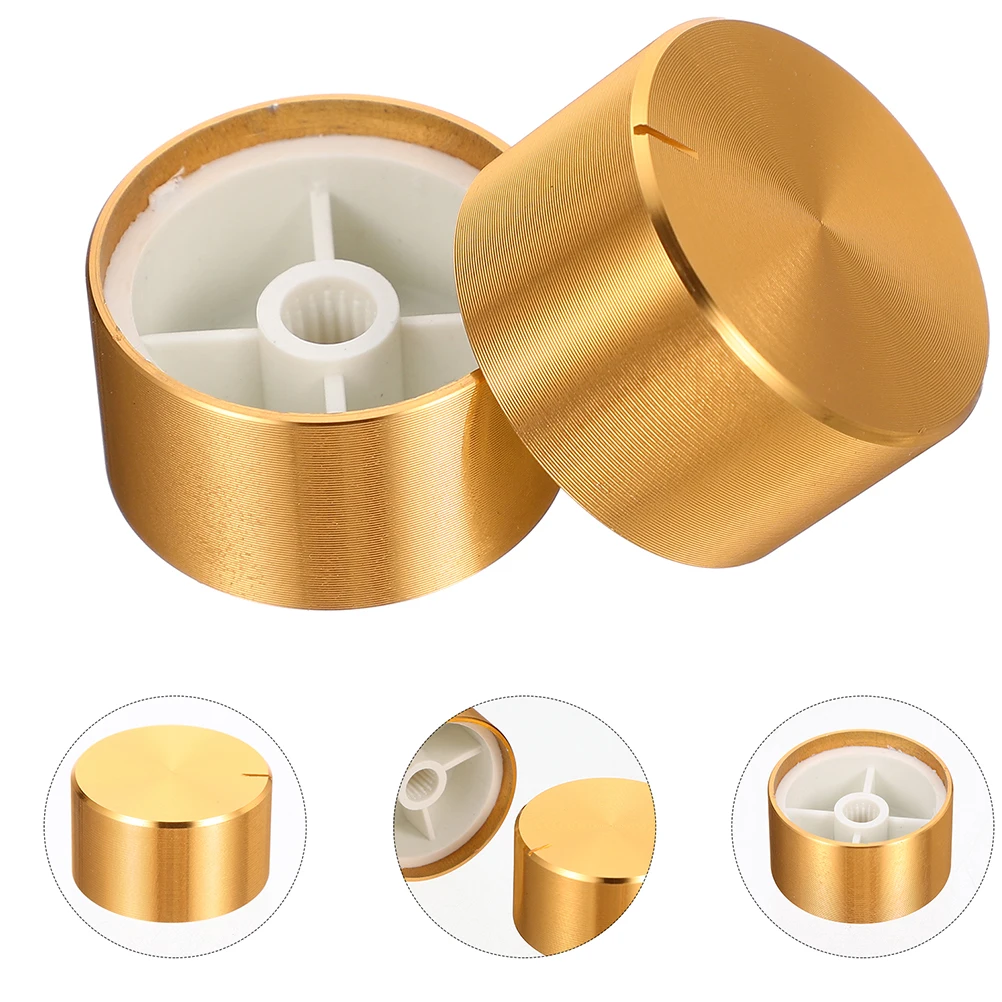 

6pcs Electric Guitar Volume Knobs Bass Potentiometer Knobs Professional Metal Control Knob Durable Aluminum Instrument