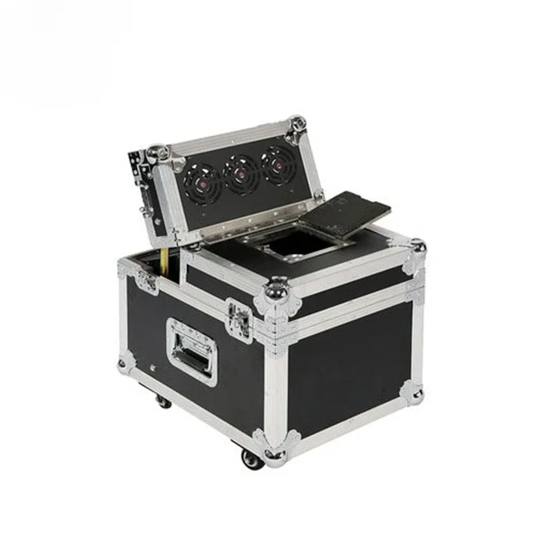 600w haze machine 600w dual hazer machine fog smoke machine DMX512 with Flight case