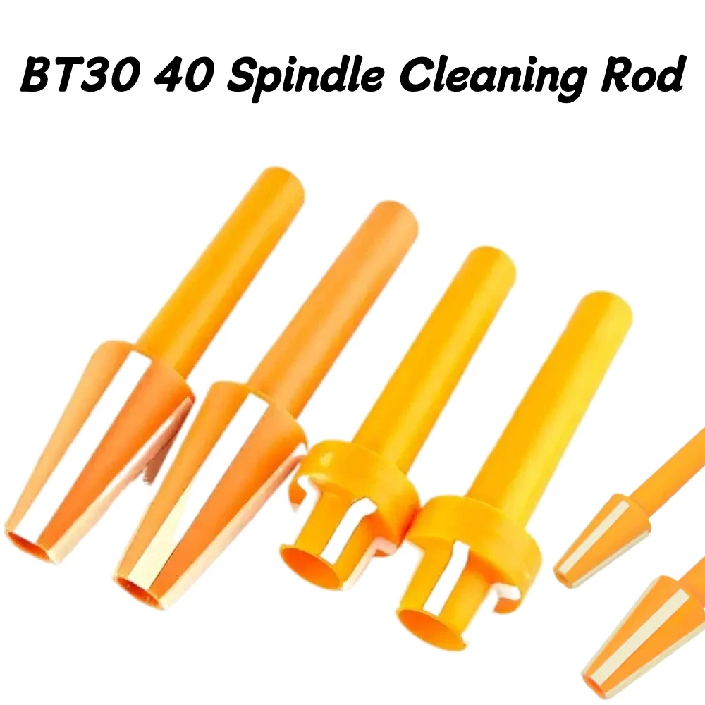 BT NT Spindle Cleaning Rod CNC Machining Center Machine Tool HSK63/BT50 ER Cylinder Collet Tool Holder Wool Brush Cleaning Rod