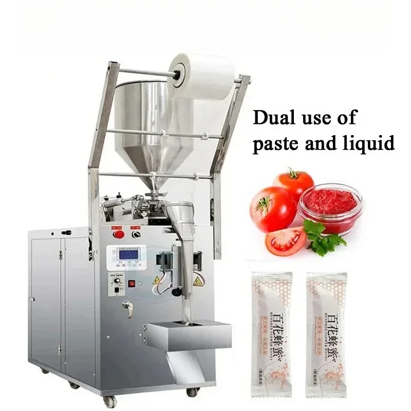 

PBOBP Pneumatic Chili Oil Packing Machine Soy Sauce Paste Liquid Filler Vinegar Hot Pot Base Packer Machine With Mixing Function