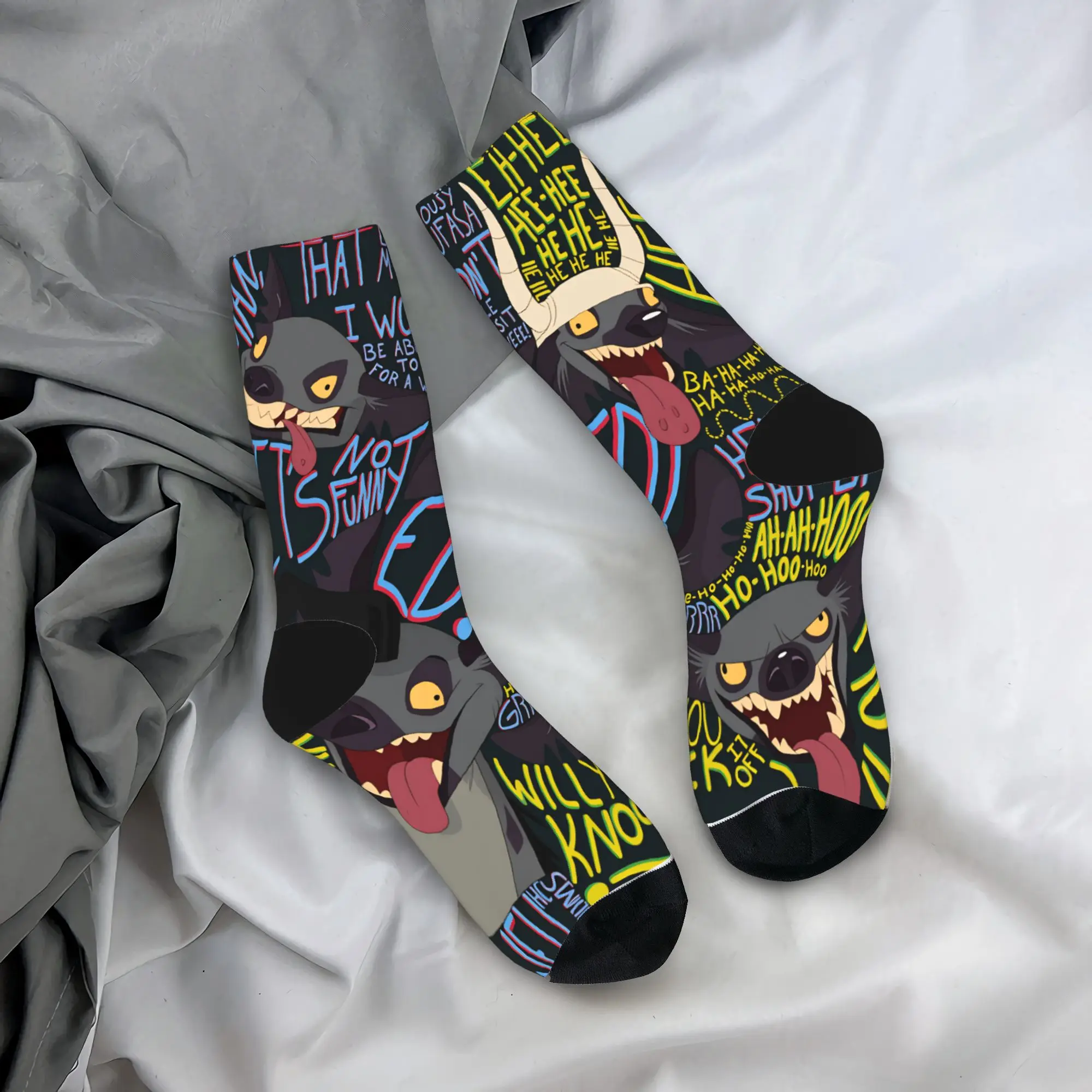 The Lion King Socks  Graphic Stockings Non Slip Men Socks Comfortable Spring Gothic Cycling Socks