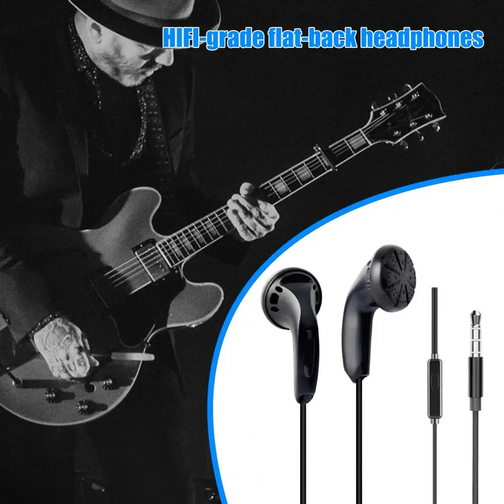سماعة أذن سلكية ناعمة نقل ثابت عالمي 3.5 ملم HiFi داخل الأذن سماعة أذن رياضية للألعاب مضادة لللف