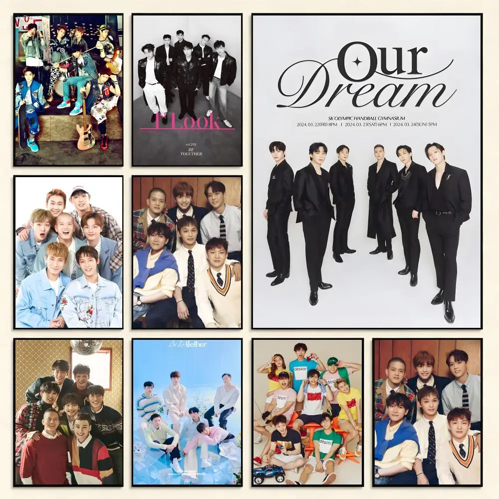 K-pop Boy Band BTOB Poster Digital Solvent Print Waterproof PP Fade-Resistant Wall Art Room Decor Gift