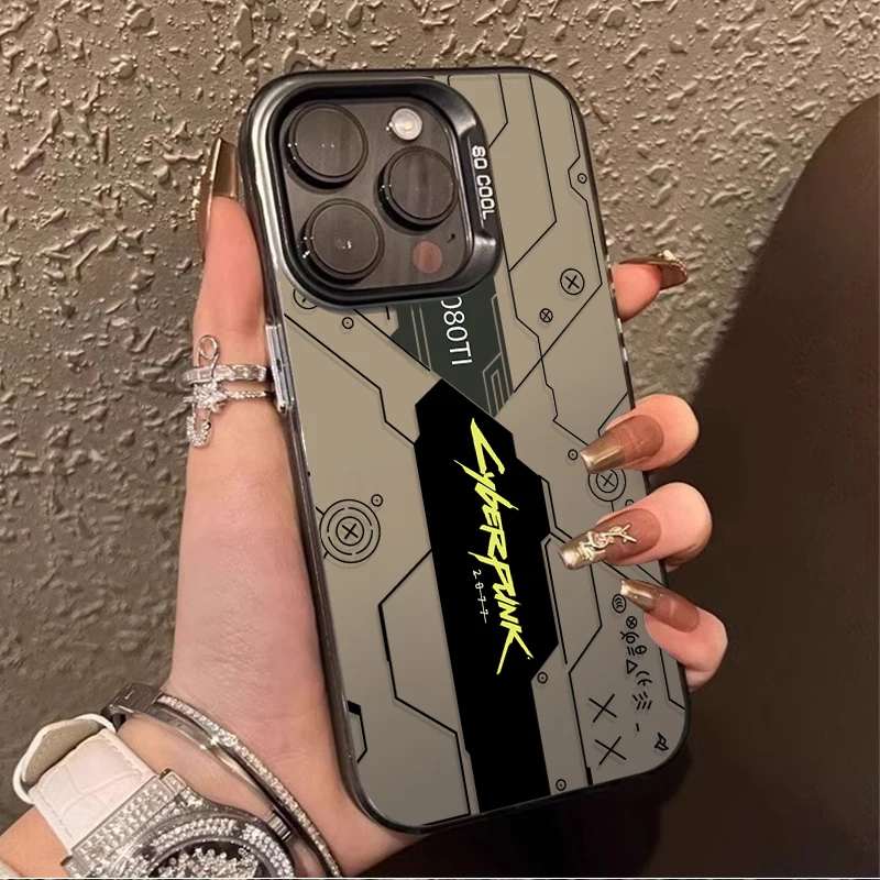 Funda C-Cyberpunk de lujo para Xiaomi 14T 13T 12T 14 13 Pro 11 Lite 5G NE POCO X7 X6 X5 X3 NFC F3 F4 GT F5 F6 M5S C65 C75 M6 Pro