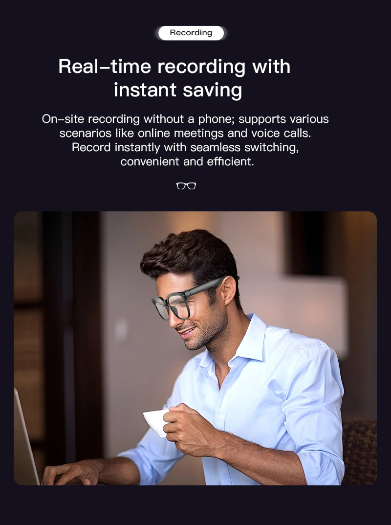 2026 4K 8MP Smart Glasses Men HD Camera 150+Language Translation ChatGPT WIFI Video Recording Bluetooth CallAudio Glasses Women
