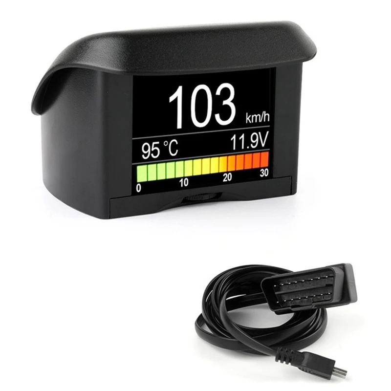 Car Digital Speedometer Car Computer Car Display Instrument A202 OBD2 OBD2 Head-Up Display Trip Display Speed