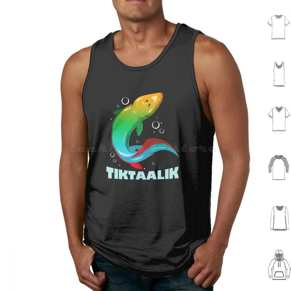 Tiktaalik Tank Tops Vest Sleeveless Tiktaalik