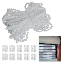 10 Meters Plastic Roller Blind Roman Vertical Shade Beaded Chain Pull Cord Curtain Beads Rope Treatments Hardware