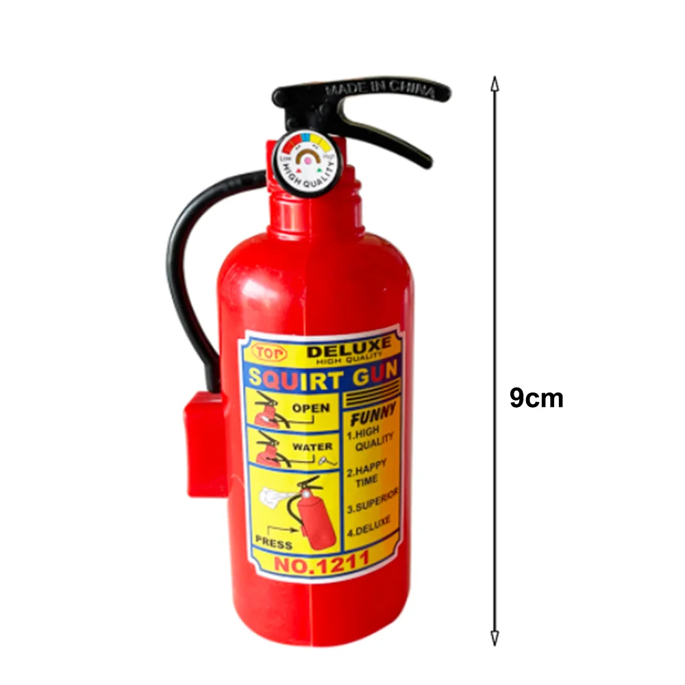 4pcs Fire Extinguisher Props for Fireman Sam Birthday Decorations Kids Children Firefighter Birthday Favors Party Decor Supplies