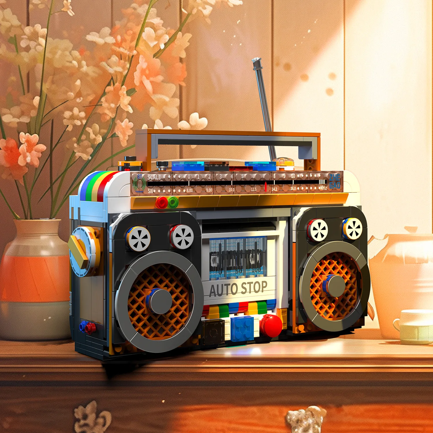 

Игрушка-конструктор в стиле ретро-радио, совместимая с Lego, подарок на день рождения для мальчиков и девочек, новинка, арт. 662015