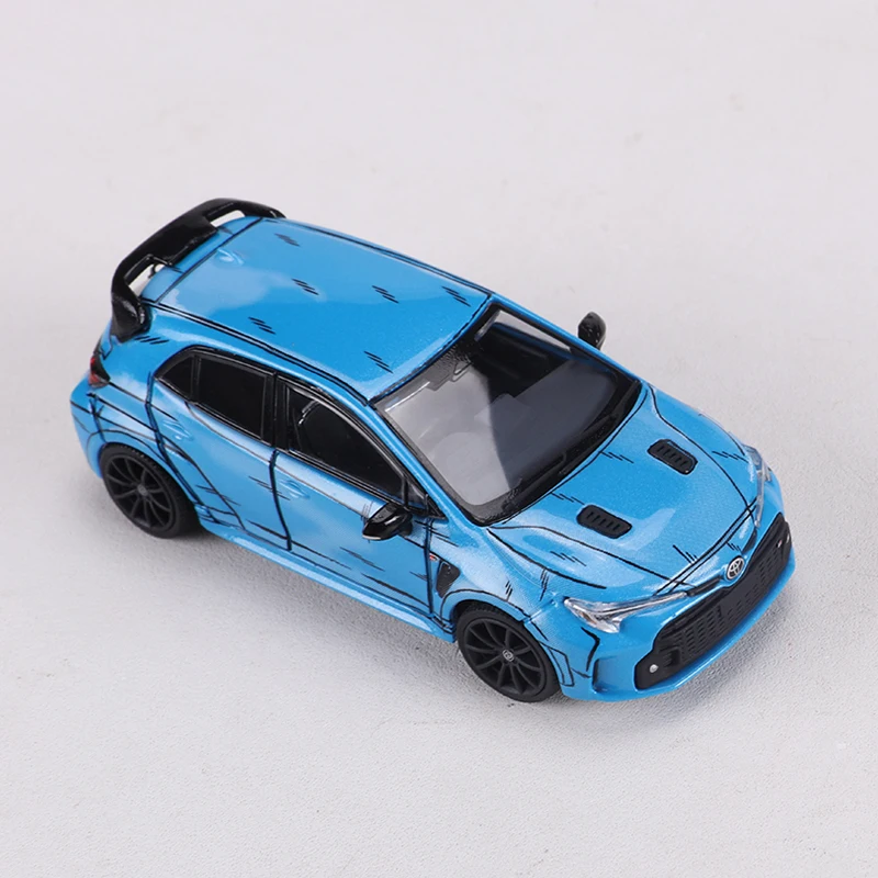 Model Mobil Diecast GCD Skala 1:64 Toyota Corolla GR Comic Alloy