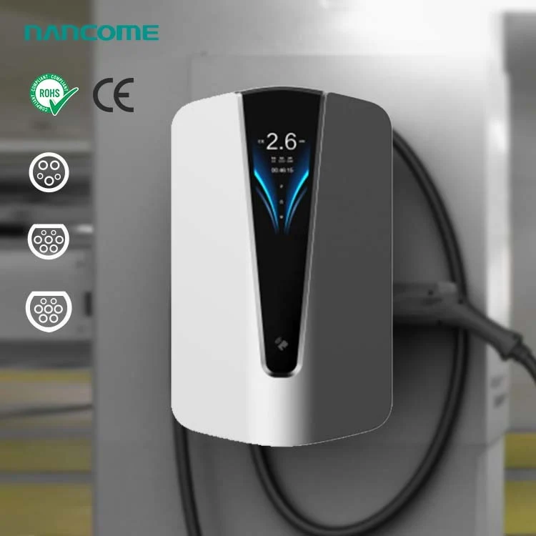 Wholesale high quality electric vehicle home fast ev charger 11kw wall-mounted 32a 7kw type2 22kw charging station