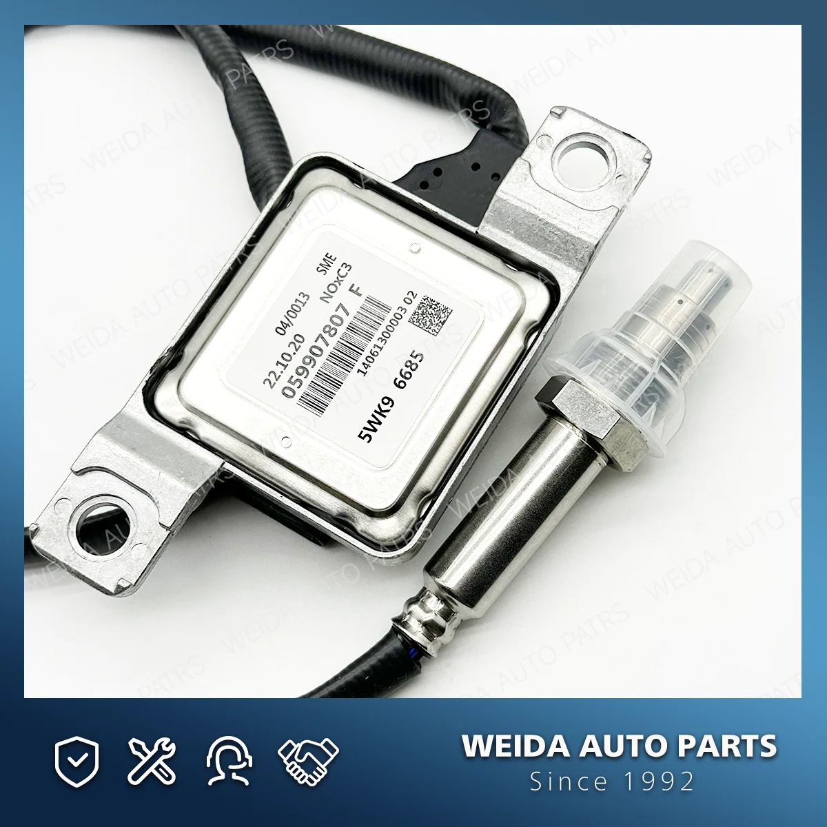 

059907807F 5WK96685 Новый датчик NOx (последний в топливной линии) для Audi Q7 VW Touareg TDI 3.0L-4.6L 2009-2014