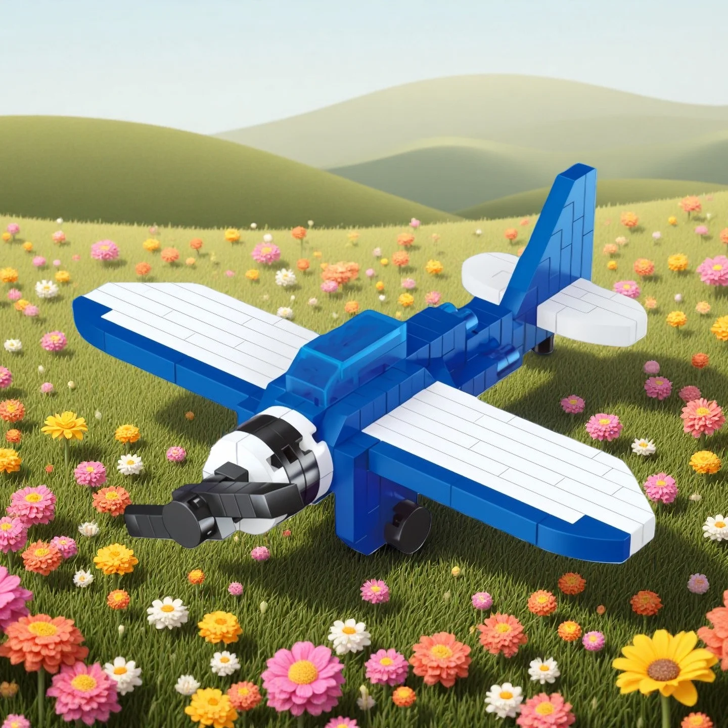 

KNEW BUILT Airliner Helicopter Fighter Jet Micro Mini Building Block Toys-DIY Plane Model for Boys,Holiday Gifts,Educational Toy