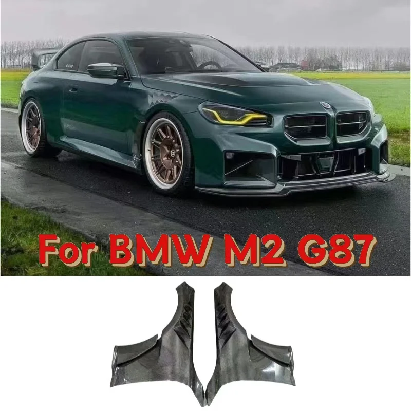 

Dry Carbon Fiber Side Fender Air Vent Cover For BMW M2 G87 2022+ Front Bumper Fender Body Kit Car Accessories