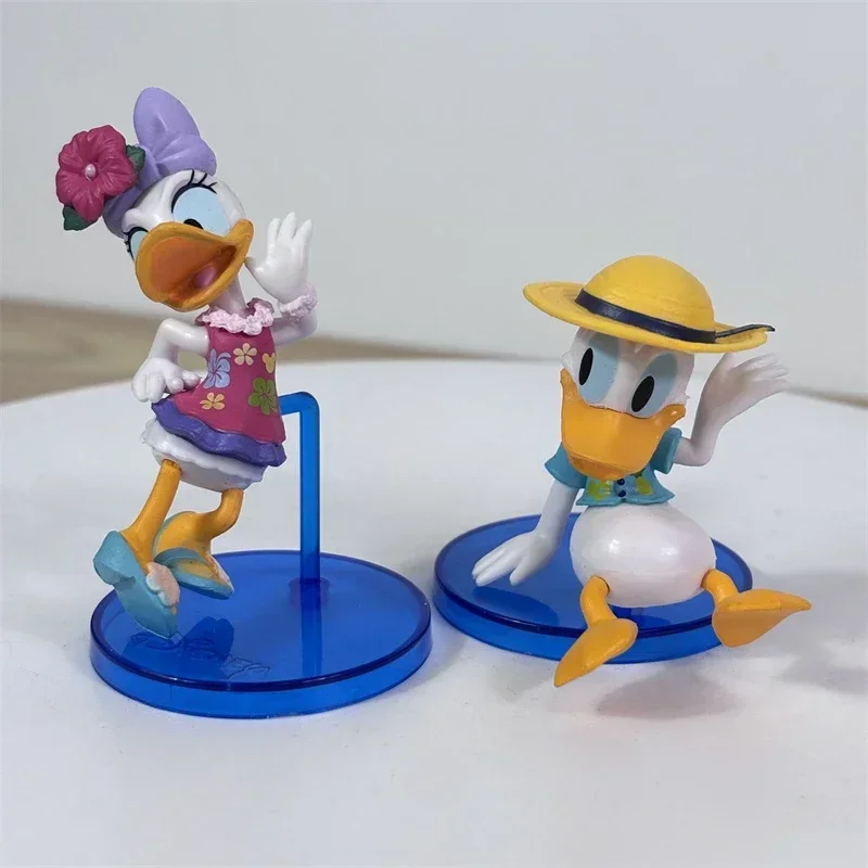 Disney Mickey Mouse Chip & Dale Anime Figures Donald Duck & Daisy Pluto Goofy Pvc Desktop Model Room Decoration Children Gifts